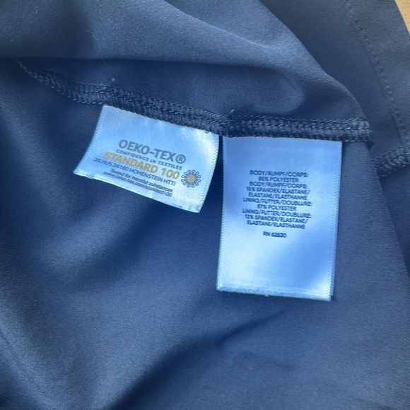 Black lands end pleated tennis skort - Picture 3 of 8